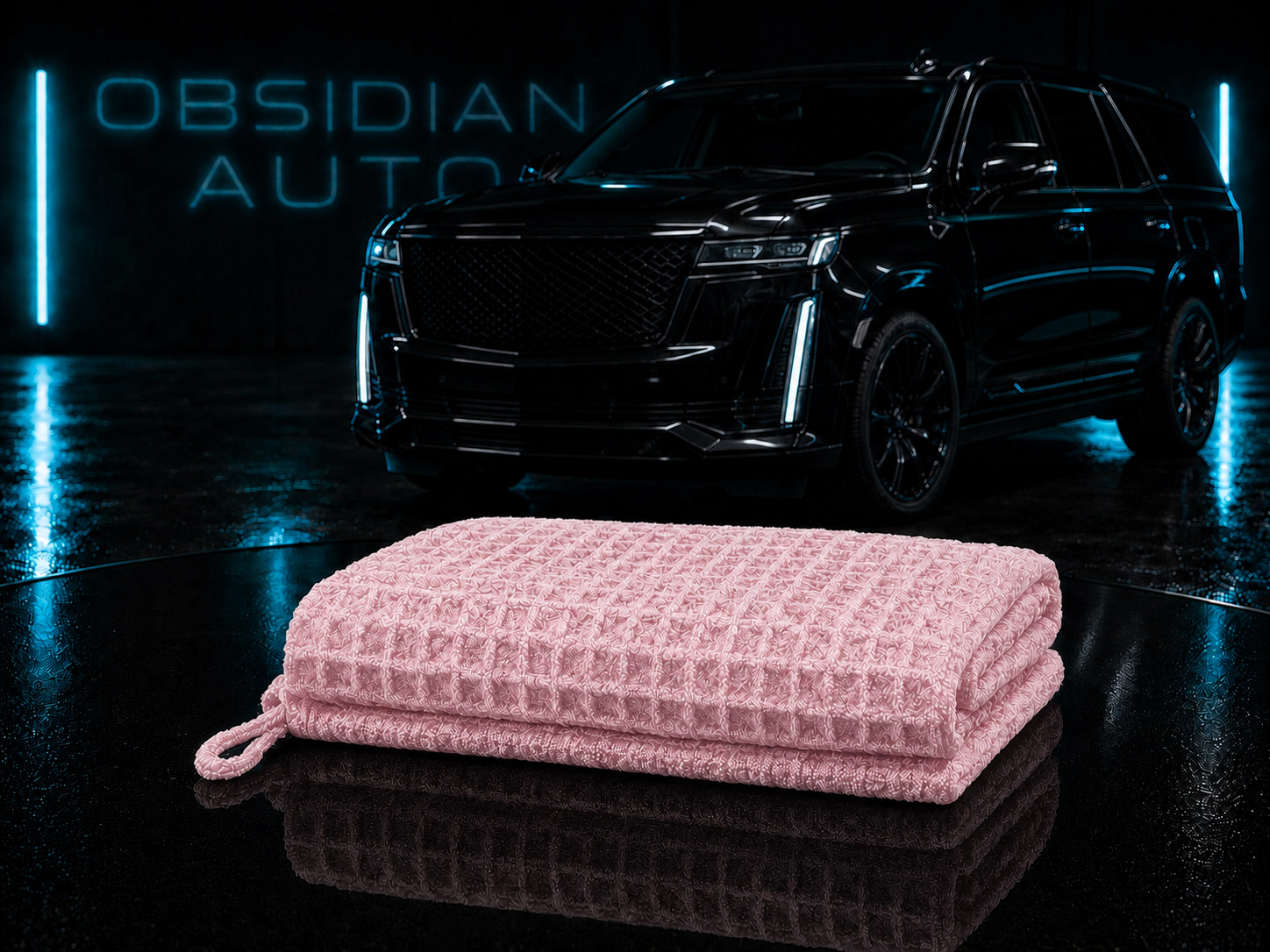Obsidian Auto Premium Microfiber Detailing Towel