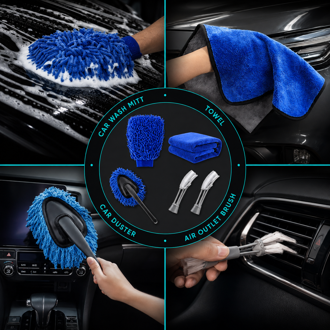 Obsidian Auto Premium 26Pcs Car Detailing Set