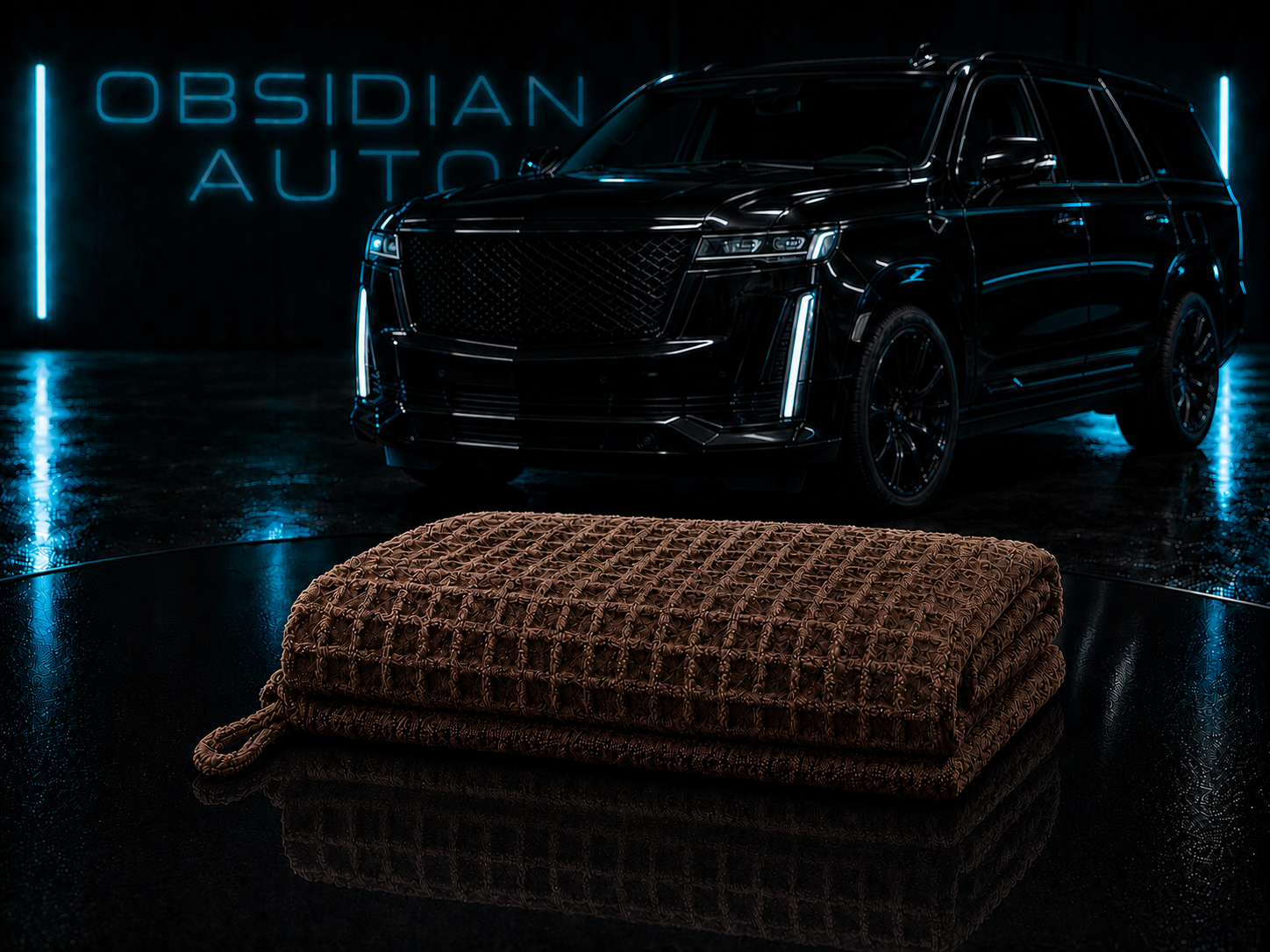 Obsidian Auto Premium Microfiber Detailing Towel