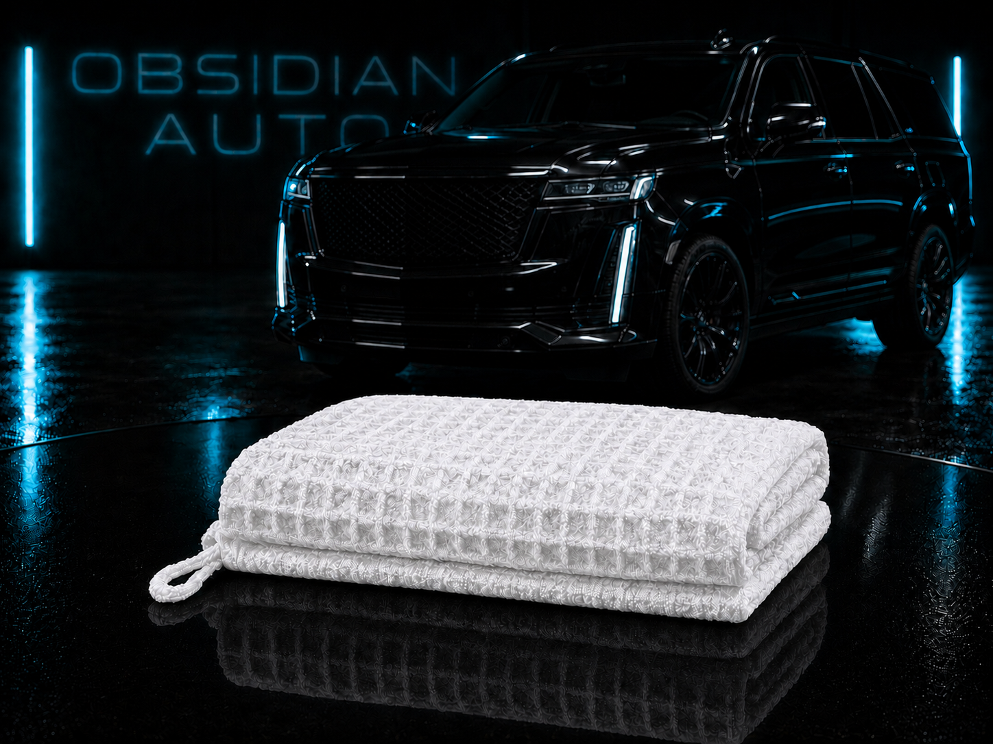 Obsidian Auto Premium Microfiber Detailing Towel