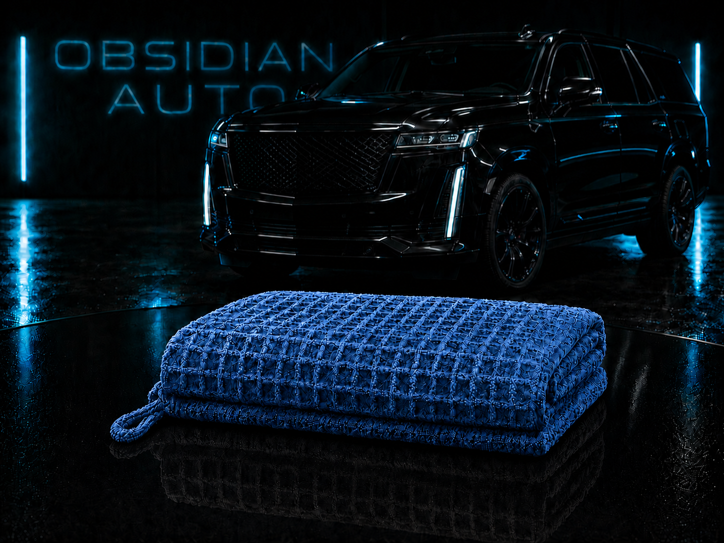 Obsidian Auto Premium Microfiber Detailing Towel