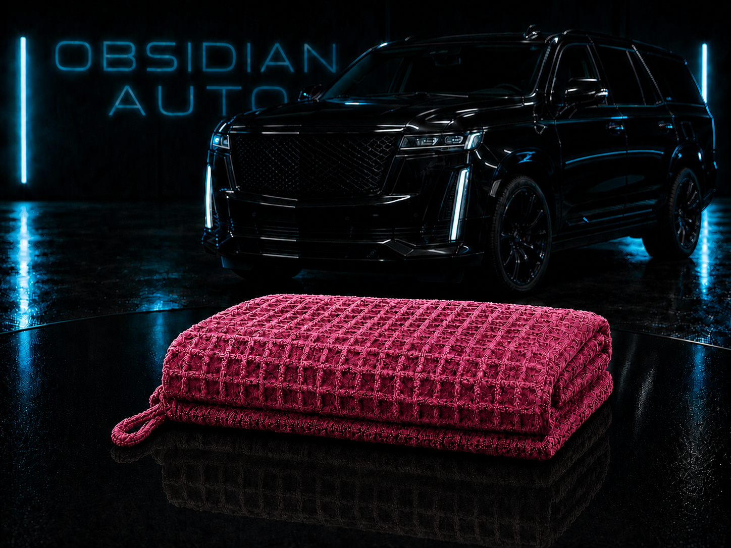 Obsidian Auto Premium Microfiber Detailing Towel